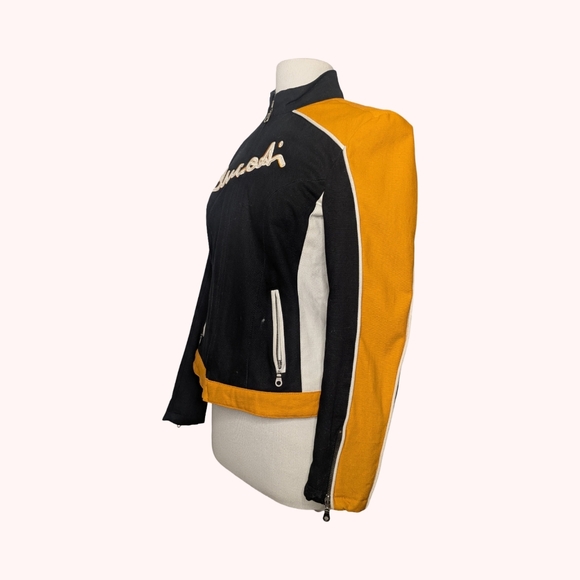 Ducati Streetwear Motorcycle Shell Jacket In Cotton Canvas - Picture 5 of 9